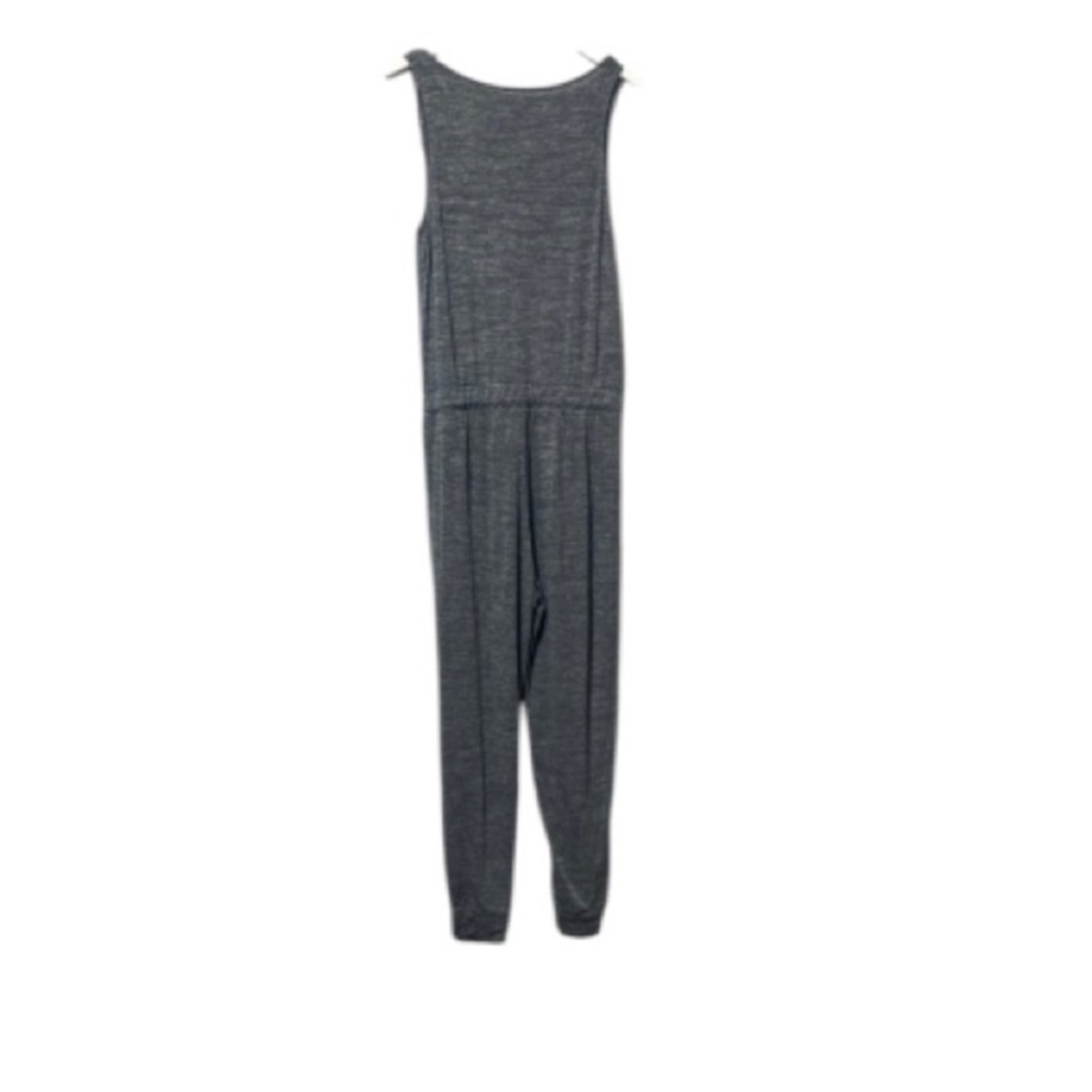 Aerie Gray Relaxed Fit Jumpsuit with Tapered Legs